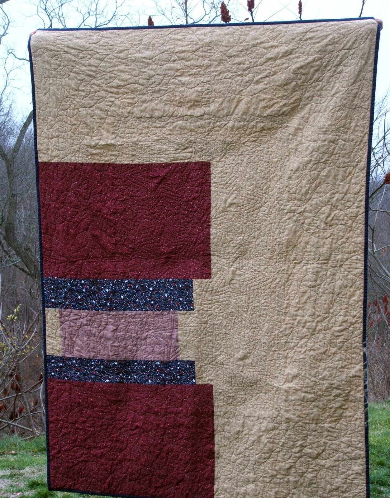 modest creations by michelle american retirement quilt