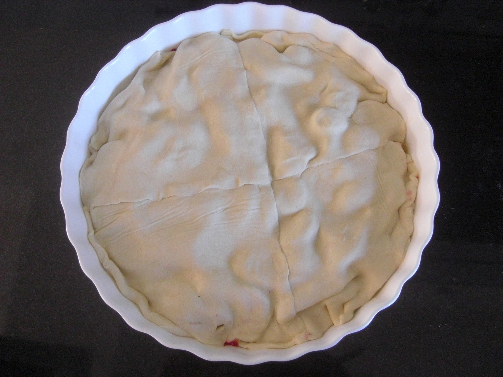 Überall &amp; Nirgendwo: Tarte Tatin mit Himbeer-Bananen-Kompott, ein ...
