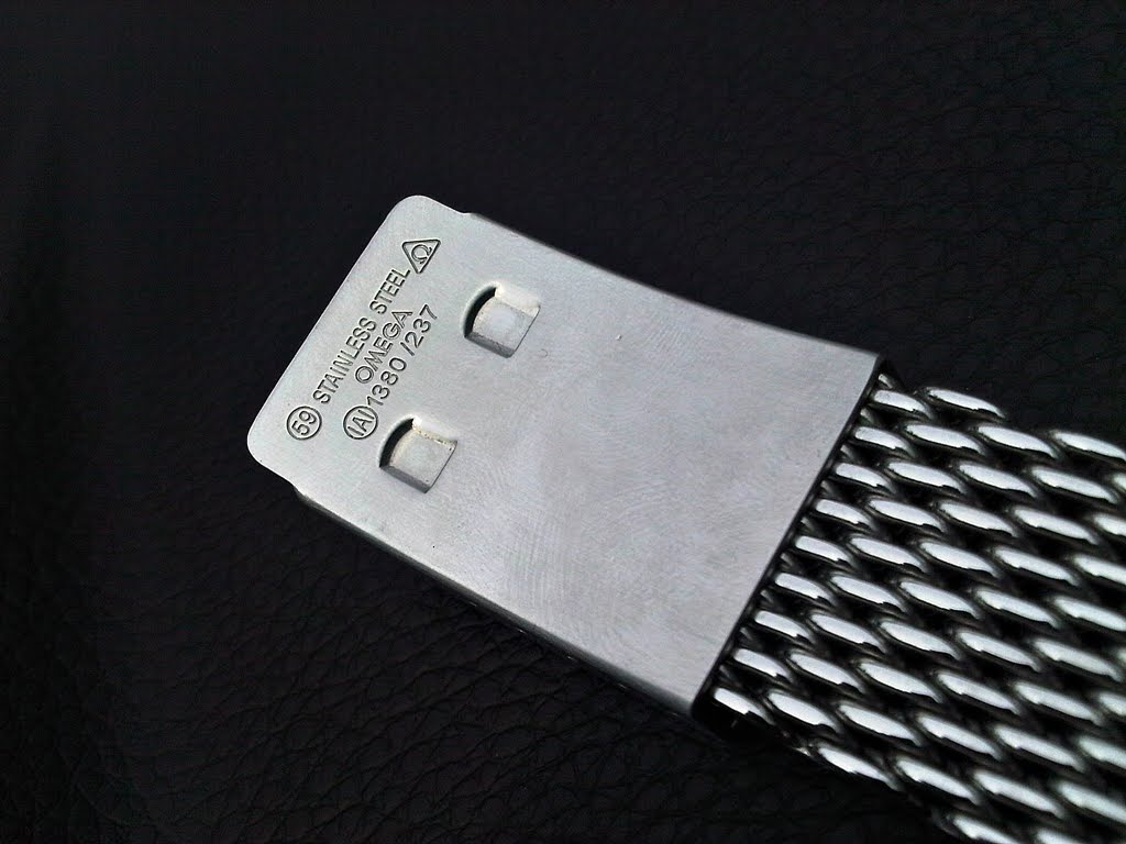 Jam Tangan Second (SOLD) Genuine Omega Mesh Bracelet 20mm