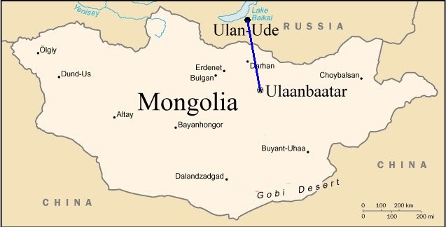 To Mongolia: New Flights Ulan-Ude Russia to Ulan-Bator Mongolia