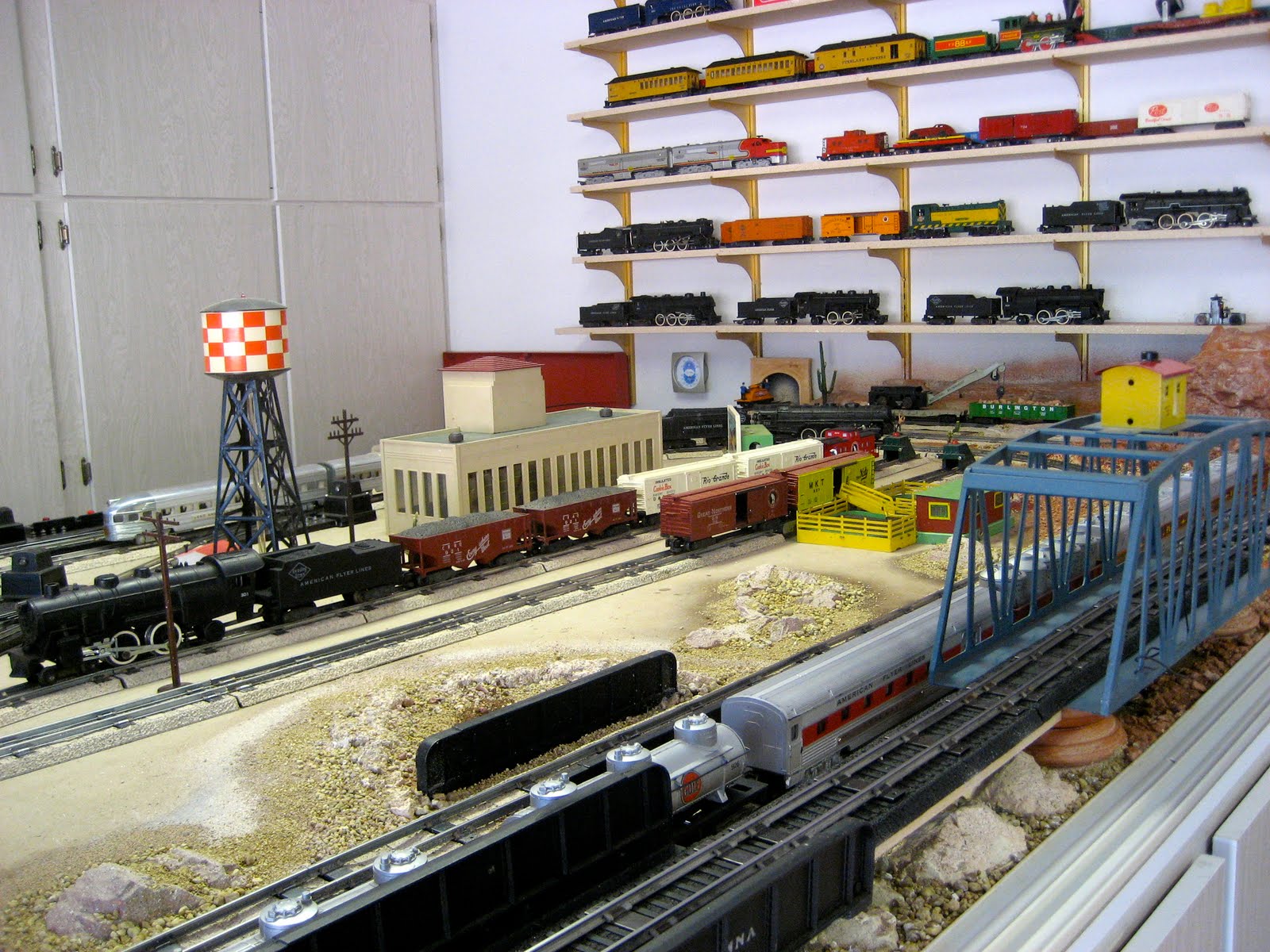 American Flyer Train Layout