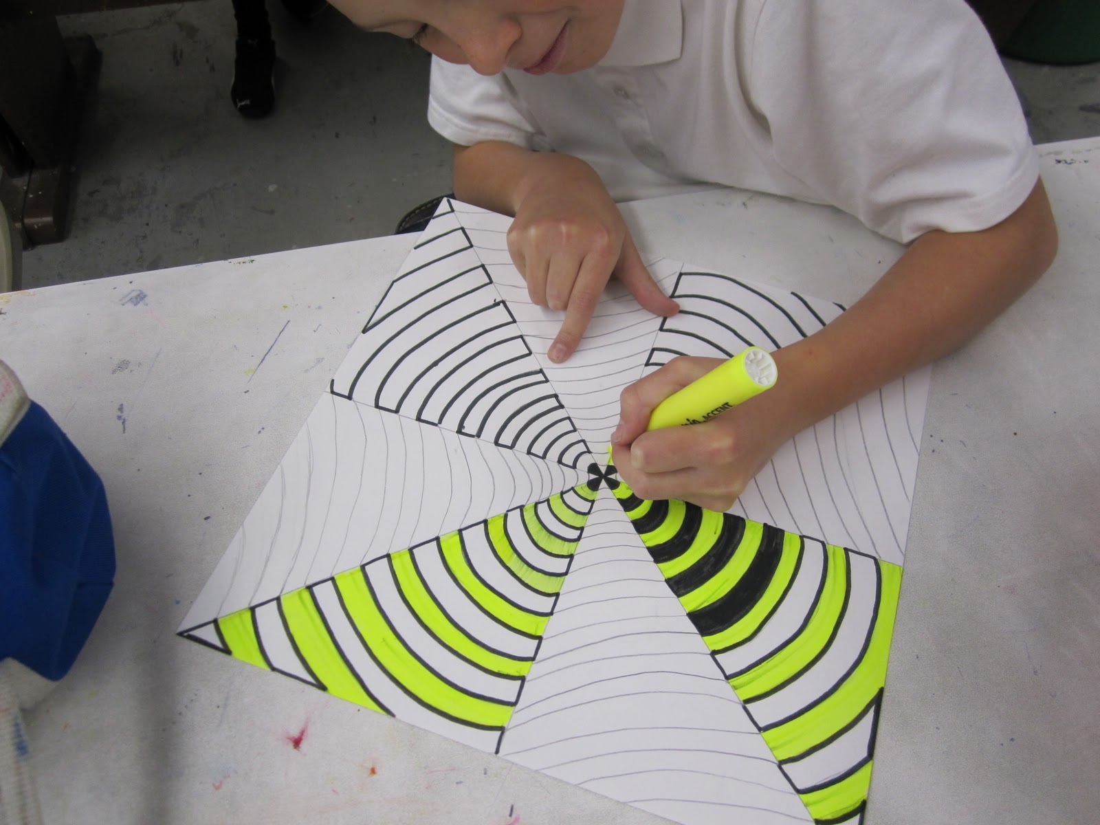 Think Create Art: Op Art- 5th Grade