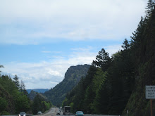 Cliffs along the road