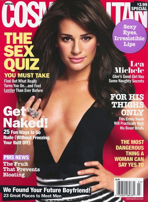 lea michele cosmopolitan 2011. Lea Michele covers