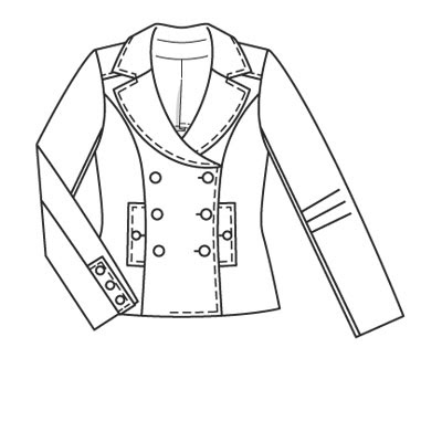 Jacket Coloring Page | Jacket Designs Pictures