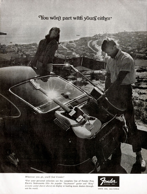 fender surf music publicité advertissment surfin estate blog surf culture