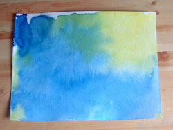 painting wet watercolor learning brother