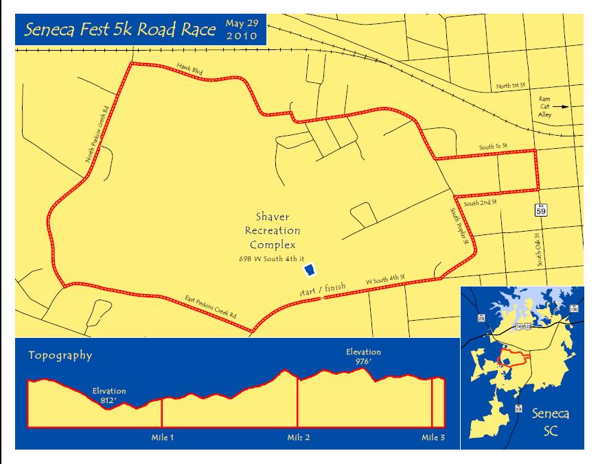 SenecaSC Events Here It Is The 5K Route!!