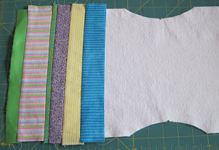 Steph Jacobson Designs: fabric strip burp cloth tutorial