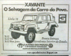 Época de Clássicos Grandes Automóveis do Passado: Gurgel