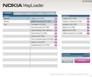 Nokia MapLoader Map Downloader