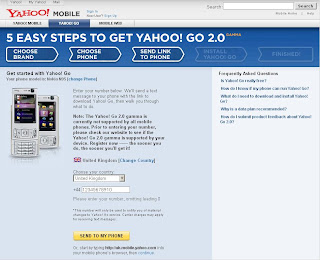 N95 - UK Supported Phones for Yahoo! Go