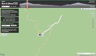 Tour de France map live elevation distance