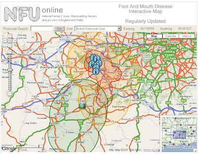 Foot and Mouth Map