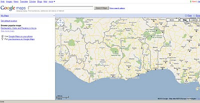 Google Maps Ghana