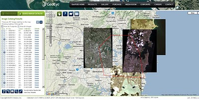 Geofuse - GeoEye Images by Map