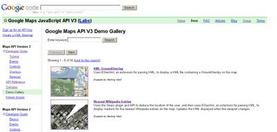 Google Maps API version 3 - Brand New
