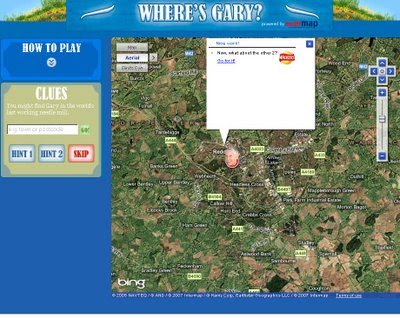 Where is Gary Linker Map Quiz Game