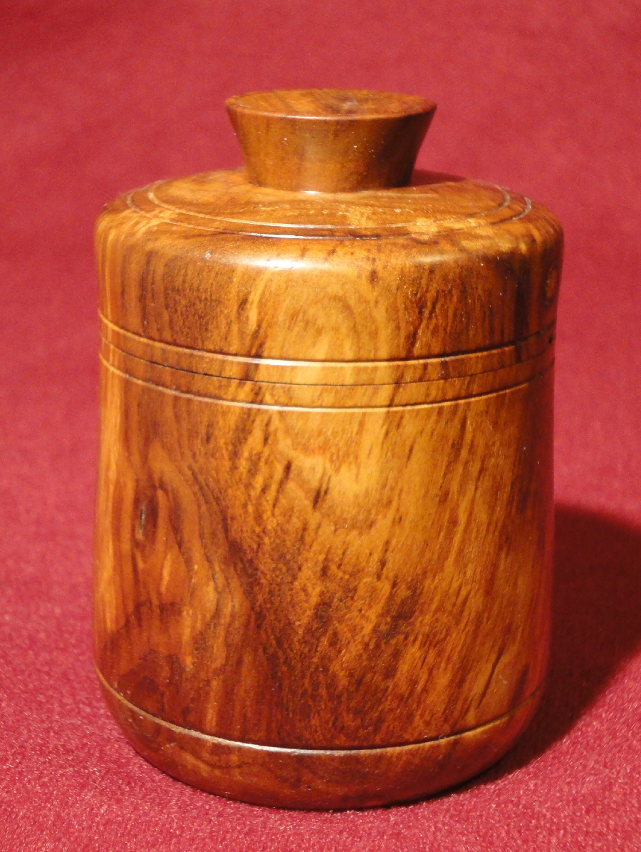 MADERA, TALLA Y TORNO: CAJA DE CEREZO