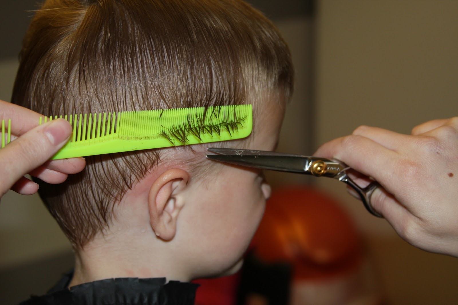HOW TO CUT BOYS HAIR AT HOME, SCISSOR HAIRCUT TUTORIAL