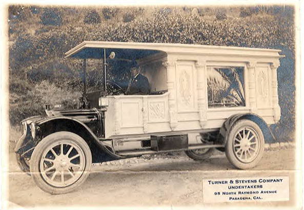 1914 Cadillac Carved Panel Hearse ~
