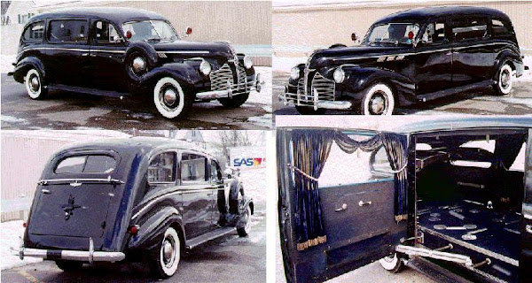 1940 Pontiac Superior Hearse ~