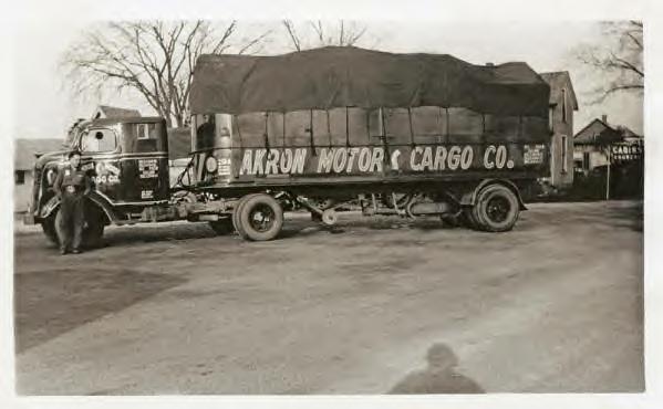 Akron Motor Cargo Co. Truck. 1930s