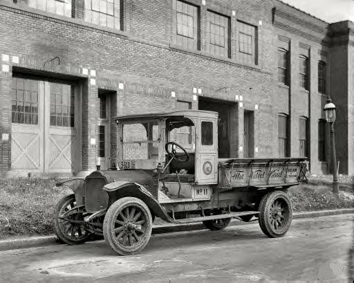 Washington, D.C., 1920. Overman Cushion Tire Co., creamery truck