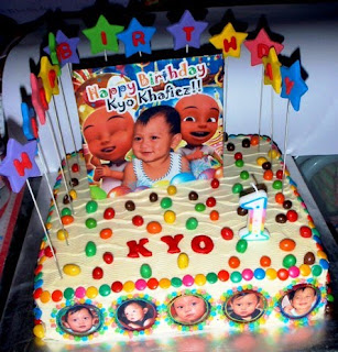 Cakes And Cupcakes Johor Bahru ♥: Birthday Cake Kyo Khafiez 1 year old