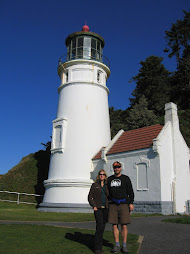 Gus and I at the Heceta Head Lighthouse