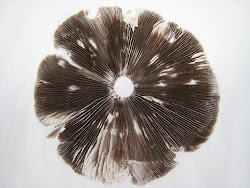 mushroom spore print prints making mushrooms bland printing abstract objects natural painting pattern spores corsi lynn techniques through manmade paintings