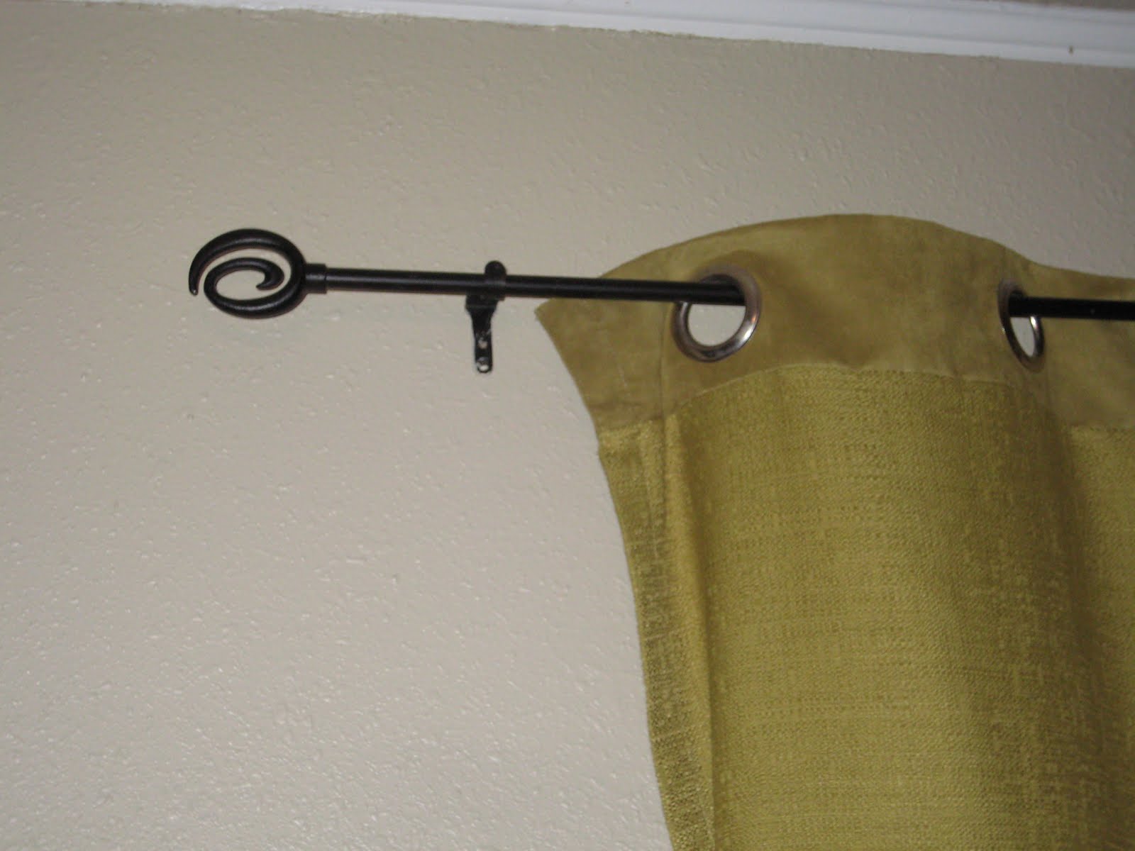 Remodelaholic Welded Fence Rail Curtain Rods
