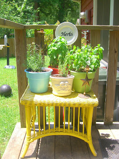 The Working Home Keeper: Container Herb Garden