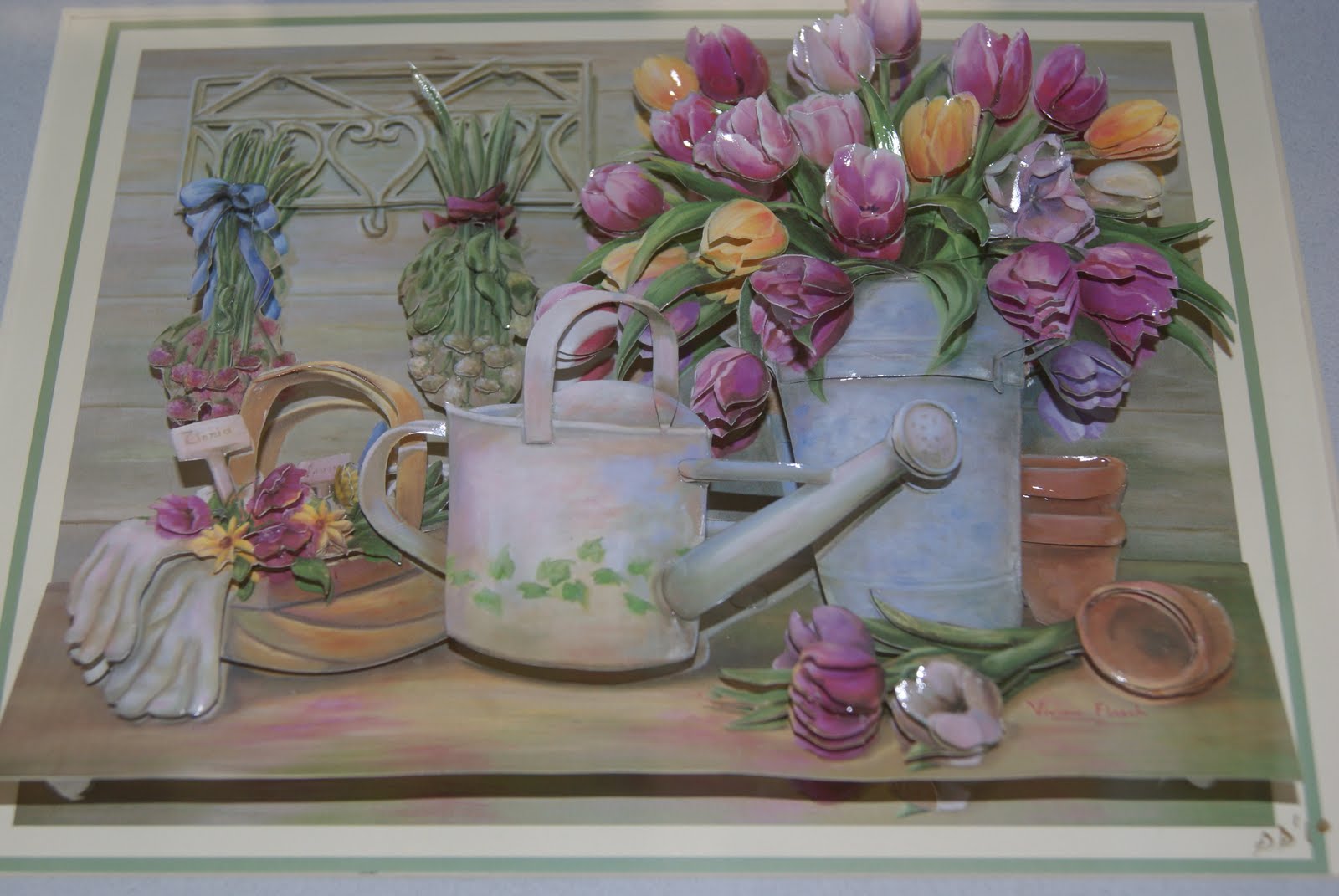 Sherry s Paper Tole Spring Tulip