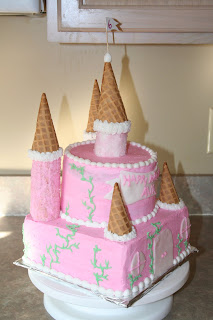 3rd Generation Cake Lady: Pink Castle Cake