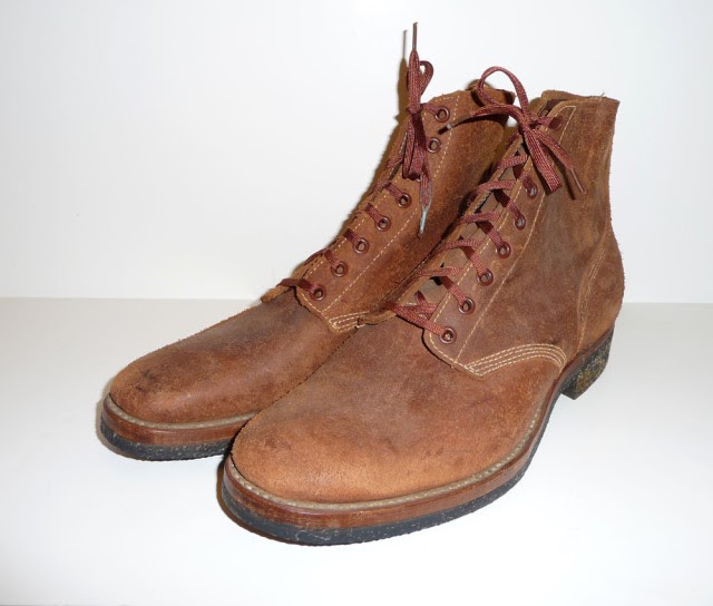 SANFORIZED: WWII USN roughout boondokers boots