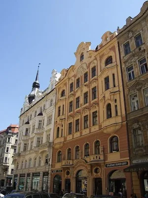 buildings at the Jewish Quarter, Prague