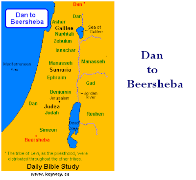 beersheba bible genesis dan map he latter rain study israel jacob