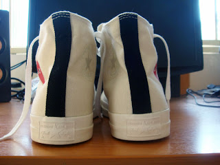 converse x cdg white