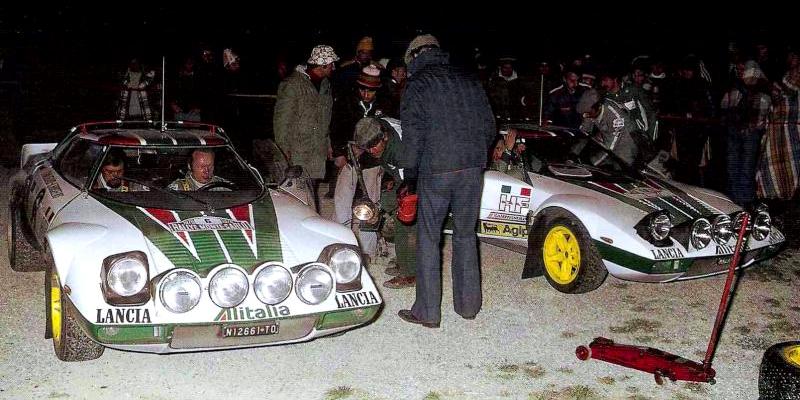 La Lancia Stratos di Sandro Munari vincitrice del Rally di Montecarlo
