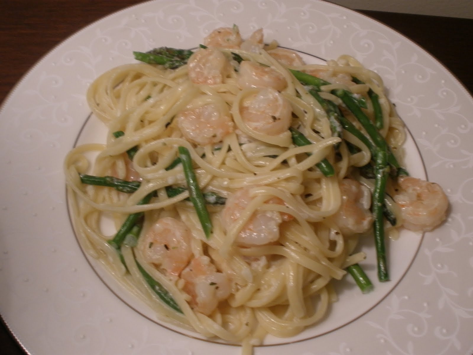Not So Newlywed McGees Shrimp Linguine Alfredo