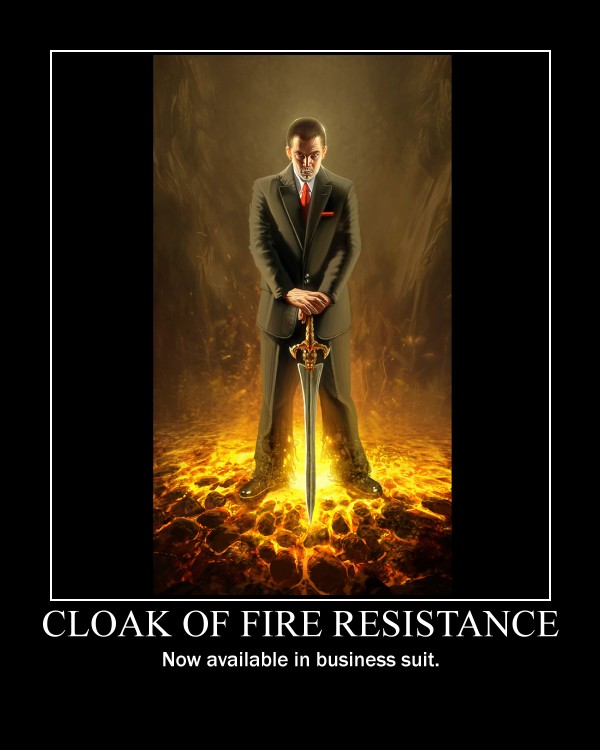 The Looney DM: Cloak of Fire Resistance