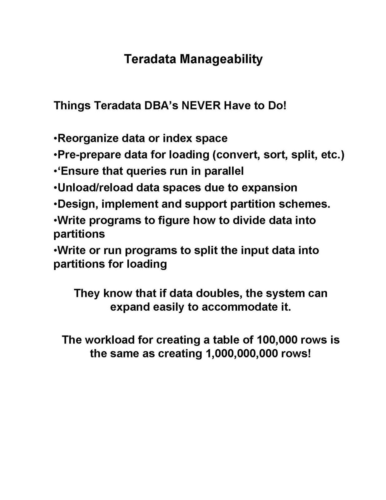 TERADATA TUTORIALS