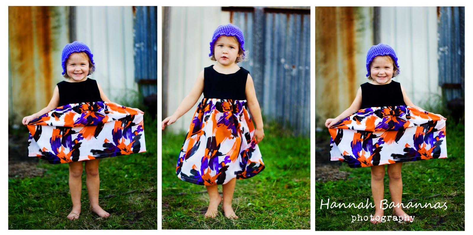 Hannah Bananna Paint Splatter Dresses