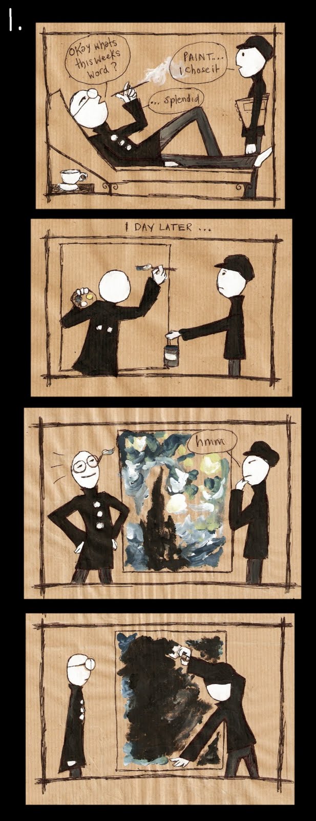 Paint Comic Script Word of the Week. PAINT | All it needs is a title.