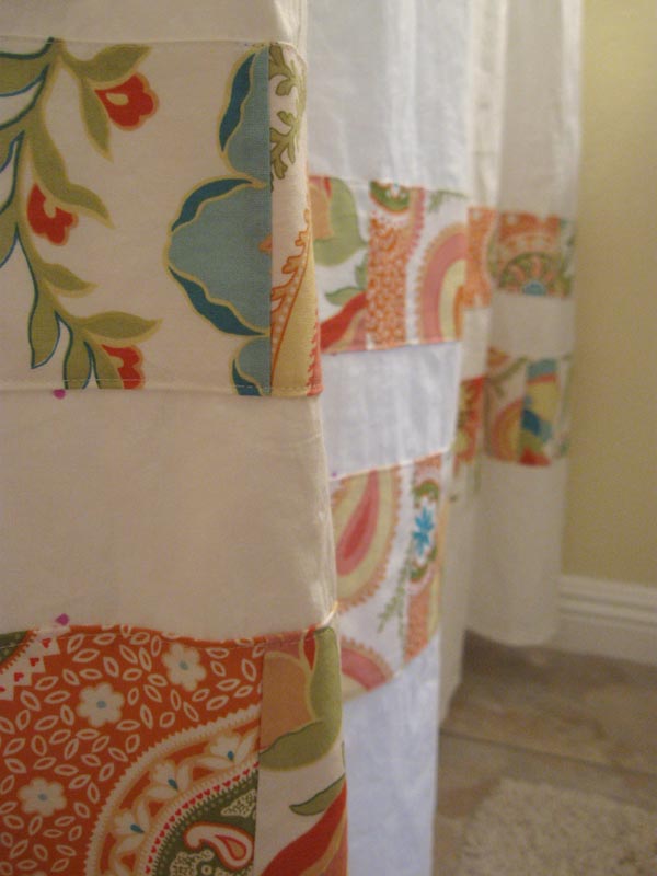 handmade mommy Falling back in love...with my shower curtain