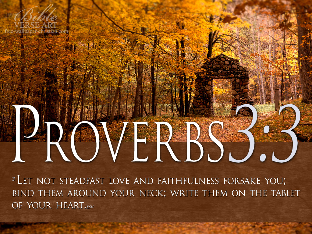 Art Expression Gallery: Word Filled Wednesday: Proverbs 3:3