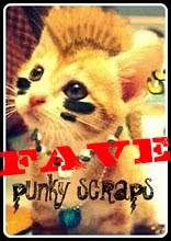 I am a DT favorite at Punky Scraps!!!!