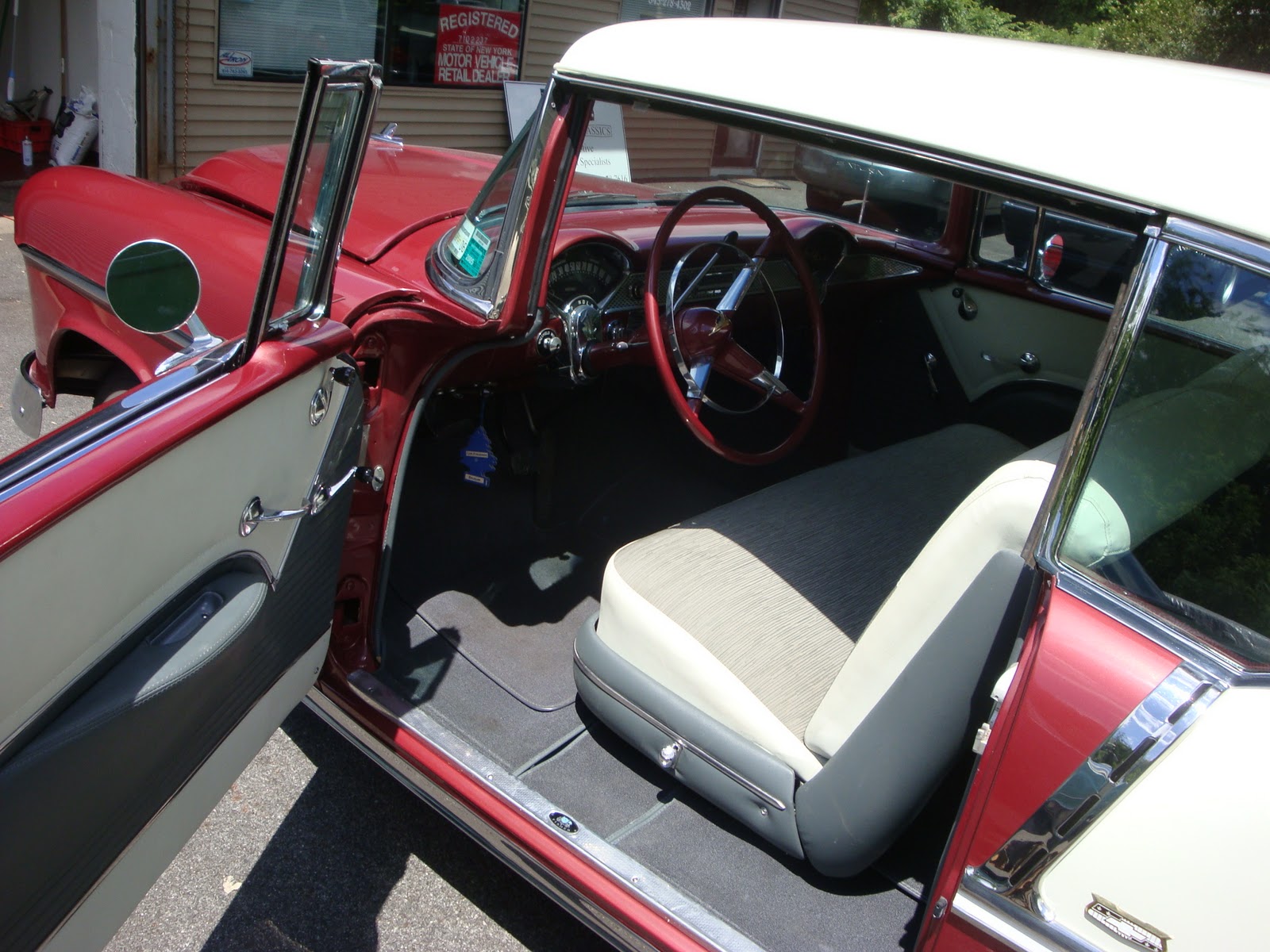 1955 Chevrolet Bel air: 1955 Belair interior