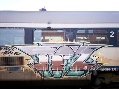 train graffiti artist TFZ